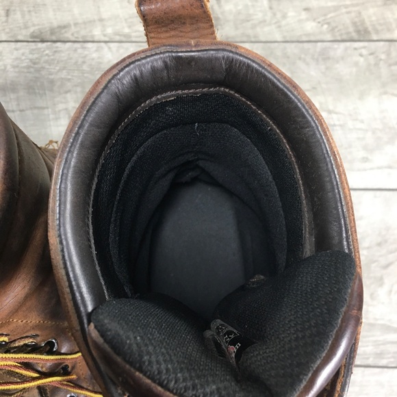 Red Wing Shoes #4420 LoggerMax Steel Toe Waterproof Leather Work Men’s Boots 11 - Picture 9 of 11